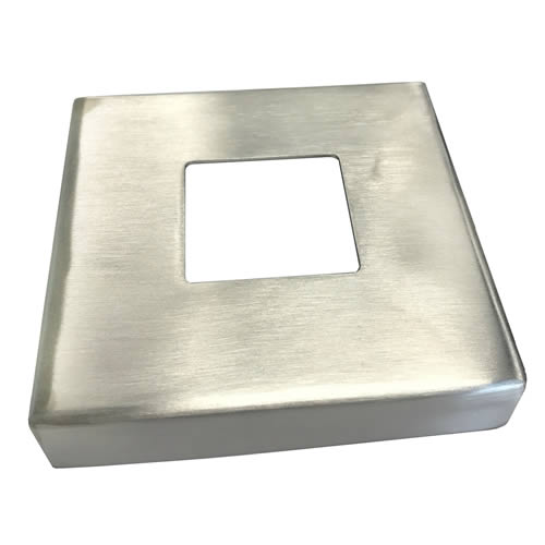 Cover Plate 106mm Square, 40.5mm hole (316)