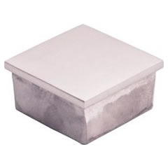 Flat Square End Cap 20mm (316)