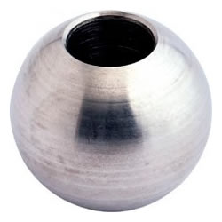 Hollow Ball 25mm o/d, Blind 12mm (304)