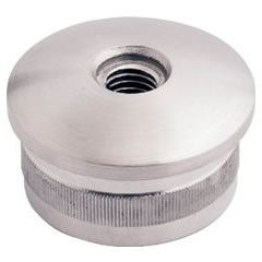 Radius End Cap with M8 hole 2.6mm 42.4mm o/d (316)