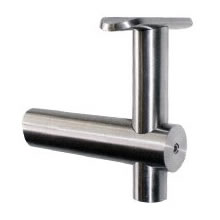 Straight Stemmed Handrail Support 42.4mm o/d upright (304)