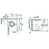Circular Internal Corner Side Mounted Base (316) - Image 2