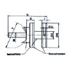 Glass Holder Bolt o/d 40mm 42.4mm o/d (316) - Image 2