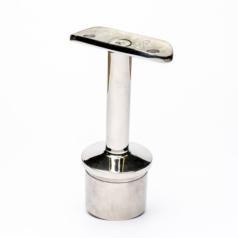 Straight Handrail Support Mirror Finished 48.3mm o/d (316)