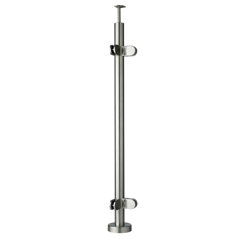 Top Mounted Corner Post for Glass 42.4mm o/d (316)