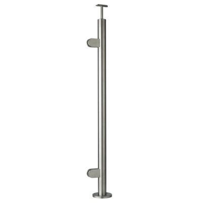 Top Mounted End Post for Glass 42.4mm o/d (316) Mirror