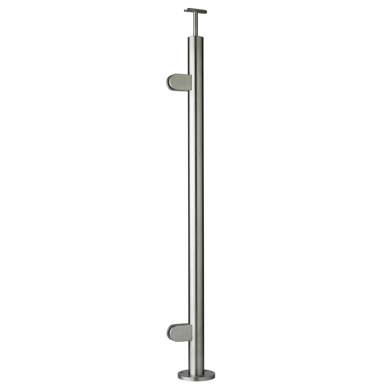 Top Mounted End Post for Glass 48.3mm o/d (316)