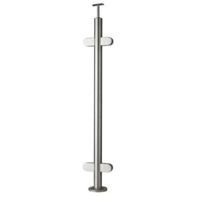 Top Mounted Through Post for Glass 42.4mm o/d (316) Mirror