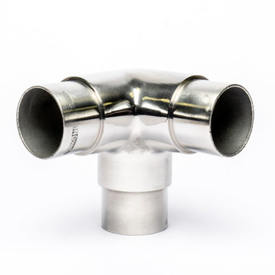 T Connector Mirror Finished 42.4mm o/d (316)
