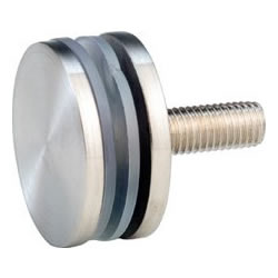 Glass Holder Bolt o/d 50mm Flat Surface (316)