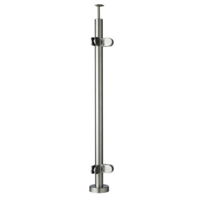 Top Mounted Corner Post for Glass